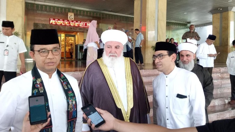 Jamu Mufti dari Damaskus, Anies Janjikan Kerja Sama Pendidikan Jamu Mufti dari Damaskus, Anies Janjikan Kerja Sama Pendidikan