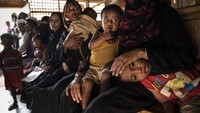 Dalam pernyataannya pada 15 Januari, Organisasi Kesehatan Dunia (WHO) menyebut sedikitnya 832 pengungsi Rohingya yang tinggal di kamp pengungsian di Coxs Bazar terkena penyakit cacar air hingga 13 Januari. Paula Bronstein/Getty Images.