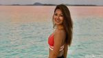 Foto: Maria Selena dan Pesona Pantai Cantik Indonesia