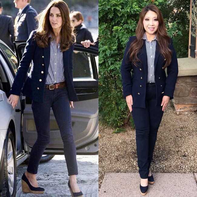 Janelle yang berprofesi sebagai ibu rumah tangga itu kini punya ratusan baju yang terinspirasi dari royal Inggris. Dia pun memiliki 33 ribu penggemar di akun Instagram yang suka akan penampilannya meniru Kate atau keluarga kerajaan Inggris lainnya. Foto: Instagram/@royalreplikate