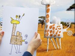 Seram Tapi Lucu, Imajinasi Coretan Bocah Jika Berwujud Nyata