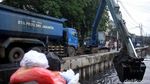 Lumpur Kali Tanjung Selor Dikeruk untuk Antisipasi Banjir