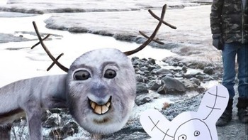 Dalam imajinasi si anak, mungkin ini adalah rusa. Foto: Instagram @thingsihavedrawn