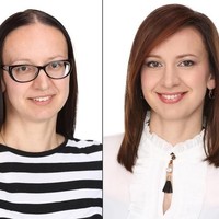 Mairita, operator berusia 36 tahun diubah tatanan rambutnya dan mengenakan makeup. Benar-benar seperti dua orang yang berbeda. Foto: Dok. Bogomolov.lv