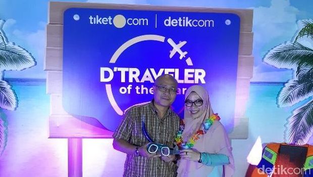 Ivone bersama suami (Masaul/detikTravel)