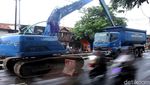 Lumpur Kali Tanjung Selor Dikeruk untuk Antisipasi Banjir