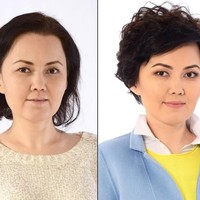 Gaya rambut pendek Zhanar yang berusia 40 tahun seolah menimbulkan efek facelift pada wajahnya. Dengan gaya rambut sebelumnya, pipi Zhanar terlihat turun. Foto: Dok. Bogomolov.lv