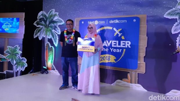 Ivone, ibu anak satu yang berhasil jadi d'Traveler of The Year 2018