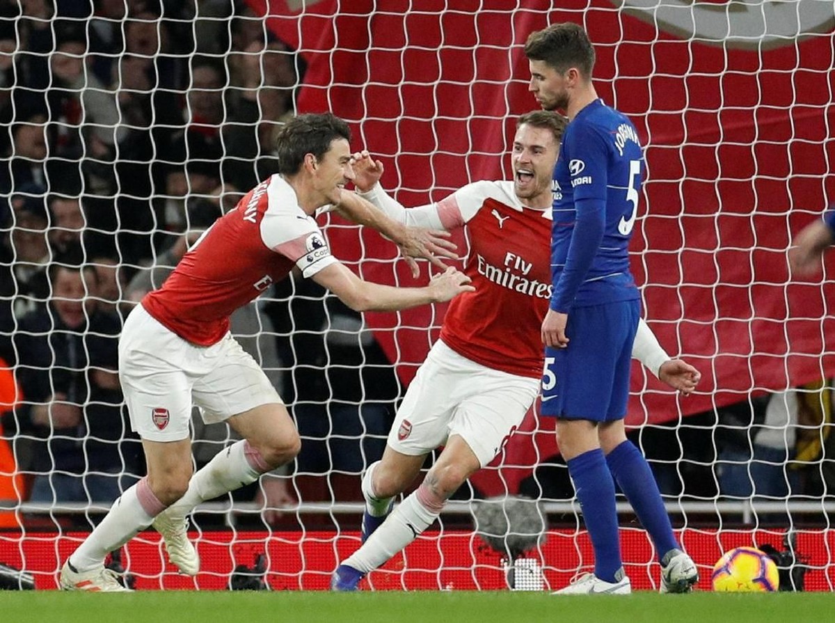 Arsenal mengalahkan Chelsea 2-0 dalam lanjutan Liga Inggris. Foto: John Sibley/Action Images via Reuters