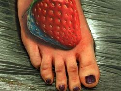 Tato 3D yang Tampak Nyata di Tubuh Manusia