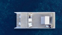 Konsep kamar ini adalah untuk mengurangi dampak terhadap lingkungan, Punta de Mar Marina akan menawarkan pengalaman pribadi dan mewah di atas air untuk dua orang. Istimewa/inhabitat.com.