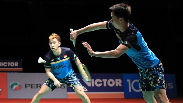 Marcus/Kevin Gagal ke Final Singapura Terbuka 2019