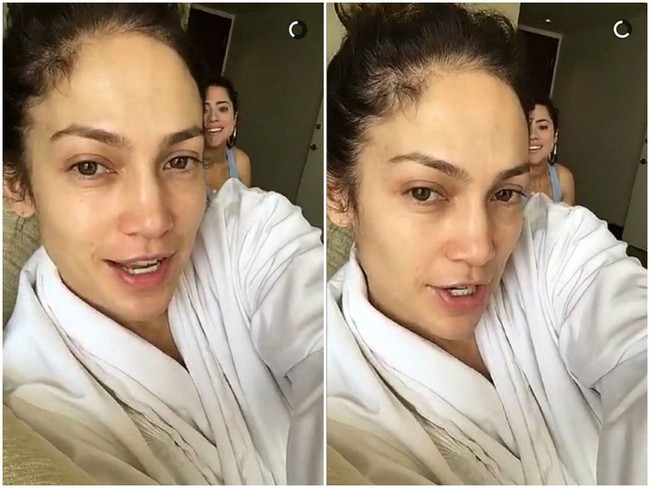 Hampir tak ada kerutan di wajah J.Lo meksi usianya sudah mencapai kepala lima. (Foto: Instagram/@jlo)