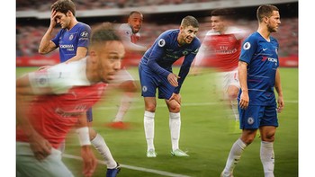 Arsenal menang 2-0 atas Chelsea. The Gunners disebut terlalu cepat untuk The Blues. (Foto: Internet/Twitter)