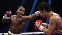 Menghadapi Broner yang 11 tahun lebih muda, Pacquiao masih tampil dominan. Joe Camporeale-USA TODAY Sports Via REUTERS.