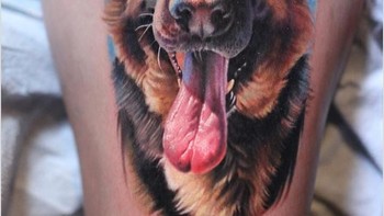 Lukisan anjing. (Foto: Brightside)