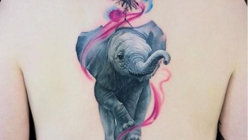 Gambar gajah yang menggemaskan. (Foto: Brightside)