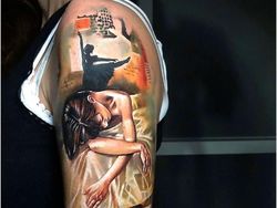 Tato 3D yang Tampak Nyata di Tubuh Manusia