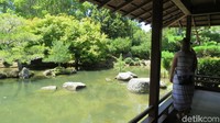 Inilah Japanese Garden of Contemplation bergaya zaman Muromachi abad 14-16. Siapa sangka kalau Hamilton Gardens dulunya tempat pembuangan sampah (Fitraya/detikTravel)  
