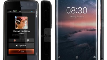 Nokia N900 dan Nokia 8 Sirocco. Foto: Phone Arena
