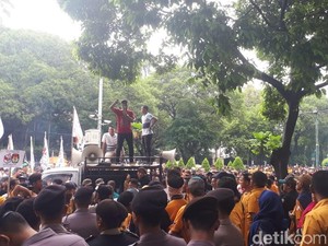 Demo di KPU, Massa Hanura Minta OSO Masuk Caleg DPD