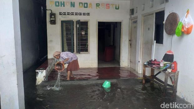 Banjir di Kecamatan Gedangan mulai surut/