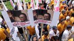 Penampakan Massa Hanura yang Geruduk KPU