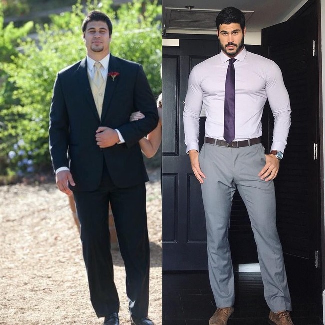 Danny pernah mengalami kelebihan berat badan, karena sempat berhenti olahraga setelah lulus kuliah. Ia lalu sadar kalau gaya hidupnya sudah tak sehat dan mulai menjalani diet serta olahraga teratur. Foto: Instagram@dannyjonesfitness