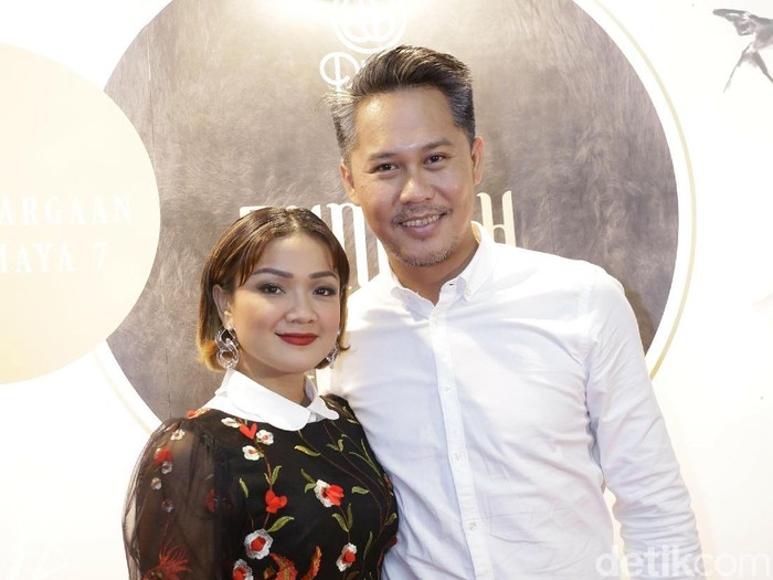 Nirina Zubir saat ditemui di kawasan Menteng.
