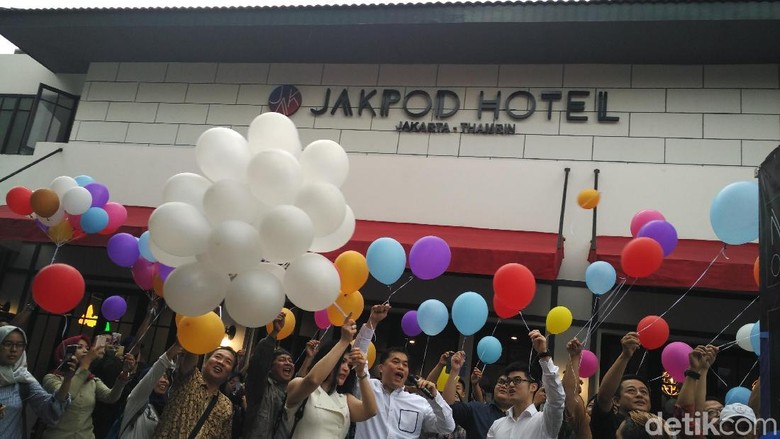 Peresmian Jakpod Capsule Hotel Jakarta (Wahyu/detikTravel) Peresmian Jakpod Capsule Hotel Jakarta (Wahyu/detikTravel)
