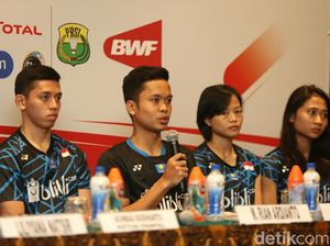 Hasrat Anthony Pertahankan Gelar di Indonesia Masters