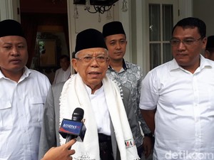 Maruf Amin Safari Politik ke Serang hingga Surabaya