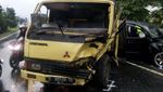 Ditabrak Truk, Yuki Pas Band Luka Berat, Mobilnya Ringsek
