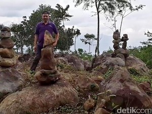 Teka-teki Batu Bersusun di Gunung Silayung Garut