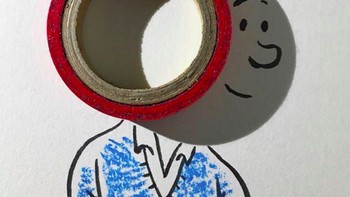 Bal menggunakan teknik lukis Shadowology yang menggabungkan bayangan sebuah objek menjadi sebuah gambar sesuai dengan imajinasi. (Foto: Instagram/vincent_bal)