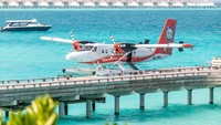 Trans Maldivian Airways, salah satu operator pesawat amphibi di Maldives. Trans Maldivian Airways punya 50 pesawat amfibi, mempekerjakan 200-an pilot dan punya 100.000 penerbangan setiap tahun (Trans Maldivian Airways)