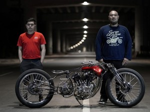 Motor Modif Karya Anak Indonesia Terbaik Ketiga di Italia