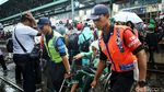 Suasana Stasiun Manggarai Jelang Penutupan Jalur 10