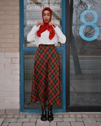 outfit vintage hijab