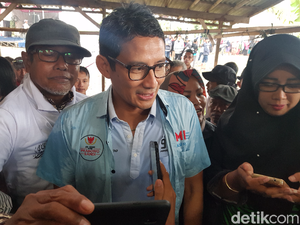 Sandiaga soal Pembebasan Baasyir: Hukum Harus Tegak Seadil-adilnya