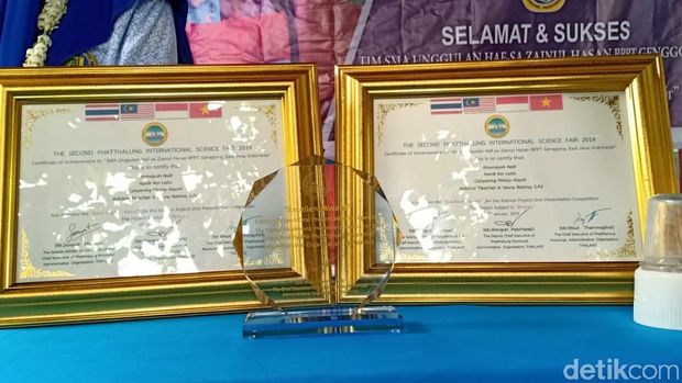 Bikin Beras Analog untuk Diabetes, 3 Santri Probolinggo Juara di Thailand