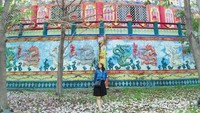 Kenjeran park atau biasa disebut KenPark memiliki berbagai fasilitas untuk wisatawan mulai dari berbagai bangunan unik. Salah satunya replika Temple of Heaven di Beijing di China (Calledasia Wekoila Lakawa/dTraveler)