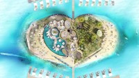 Untuk membuat pulau-pulau itu dibutuhkan 34 miliar ton batu besar dan 320 juta meter kubik pasir (CNN Travel)