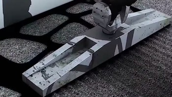 Material yang dipakai robot ini adalah regolith atau batu Bulan untuk melakukan konstruksi. Foto: ESA