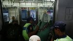 Suasana Stasiun Manggarai Jelang Penutupan Jalur 10