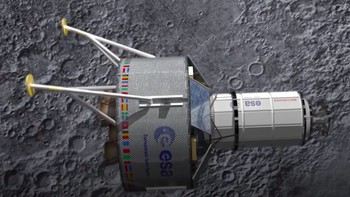 Bekerja sama dengan perusahaan arsitektur Foster + Partners, ESA pernah mempelajari kemungkinan membangun tempat tinggal di Bulan dengan bantuan printer 3 dimensi. Foto: ESA