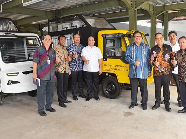Kemenperin Distribusikan 5 Unit AMMDes Penjernih Air ke Sulteng