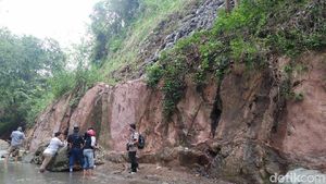 Foto: Lantai Samudra Purba di Kebumen