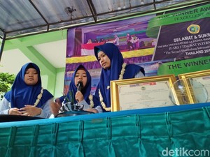 Bikin Beras Analog untuk Diabetes, 3 Santri Probolinggo Juara di Thailand