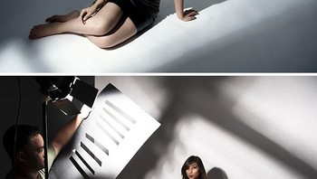 Nah kalau mau efek bayangan, bisa tiru cara ini. Foto: DeMilked